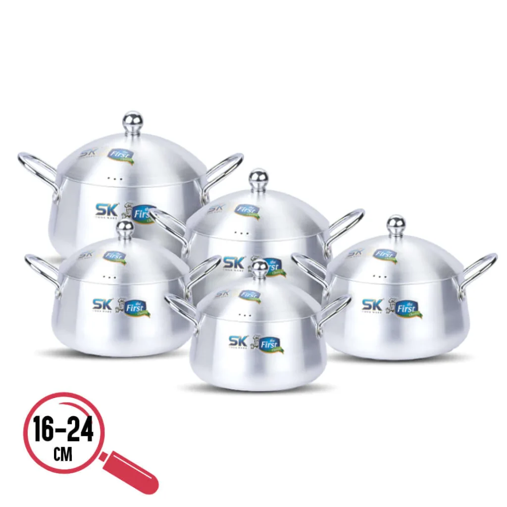 SK Heavy Gauged Metal Finish Casserole Belly Gift Set