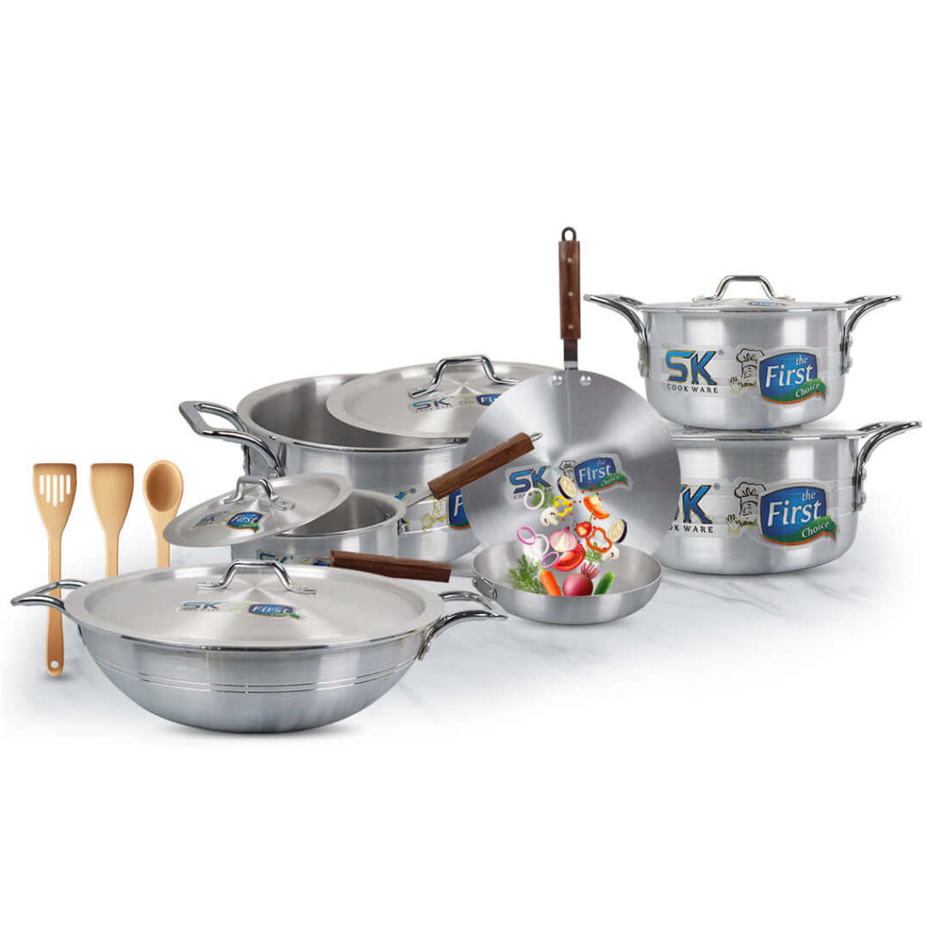 SK 15 Pieces Aluminum Sparkle Gift Pack Set