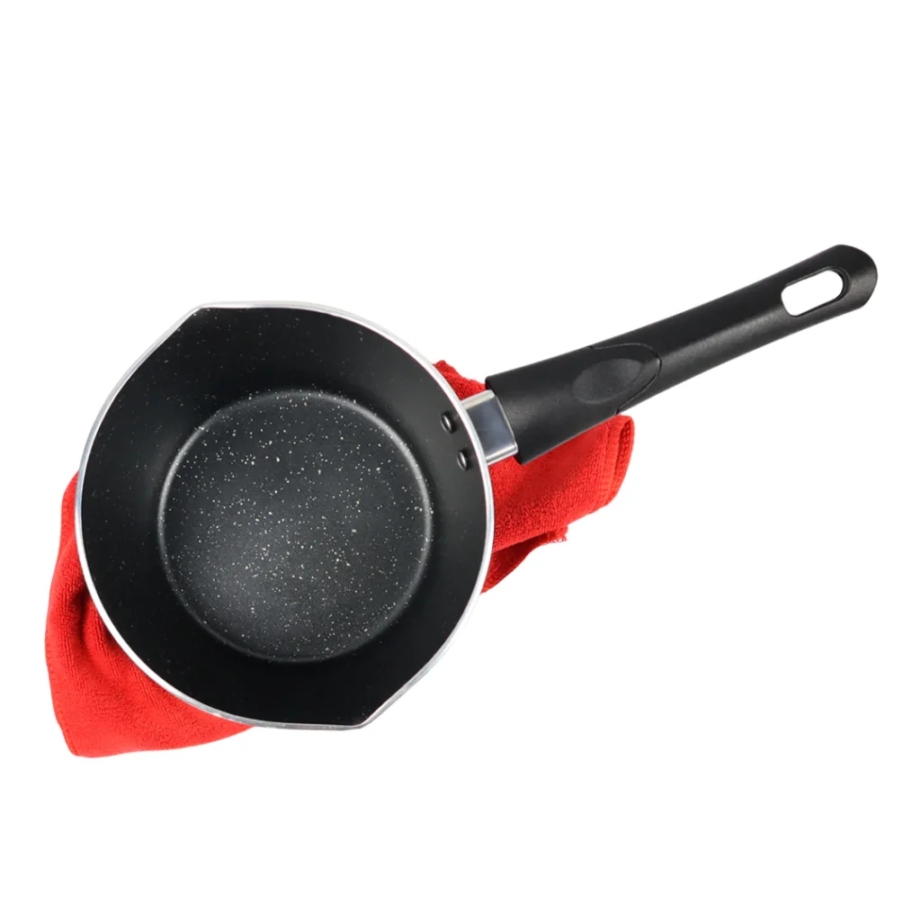 SK Marble Coated Milk Pan - Black