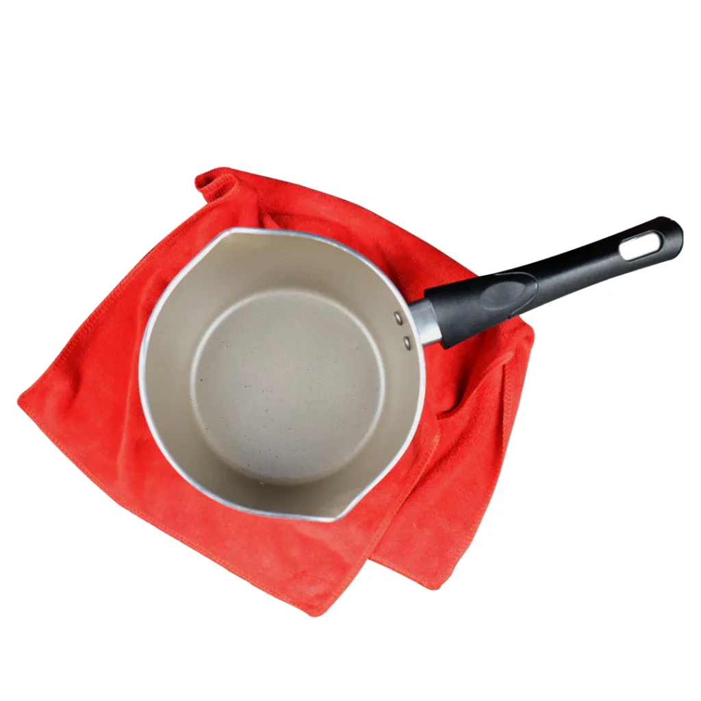 SK Marble Coated Milk Pan - Cream