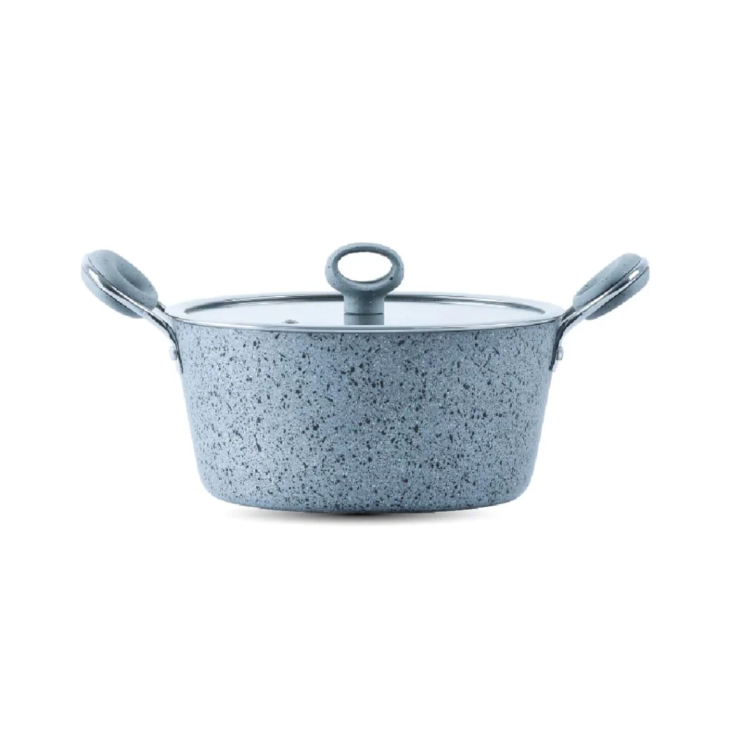 SK Non-Stick Marble Coated Signature Casserole - Grey